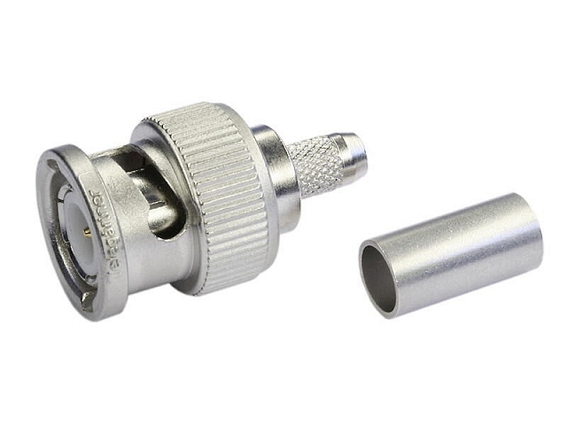 BNC plug crimp 75 Ohm - RG62A/U