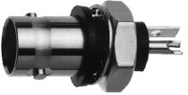 BNC panel 50 Ohm with insulating flange