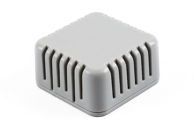 Snap Enclosure ABS 40 x 40 x 20mm - grey - vented