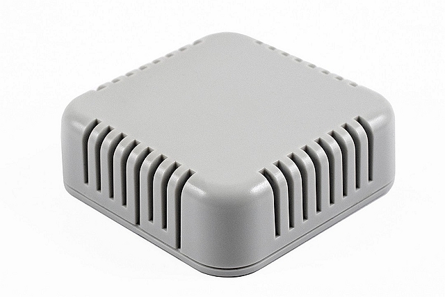 Snap Enclosure ABS 60 x 60 x 20mm - grey - vented