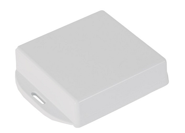 Enclosure Polycarbonate 80x80x24mm - grey - flanged - IP68