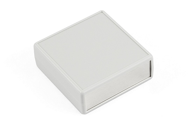 Enclosure Hand-Held 75 x 74 x 27mm grey with lose alumin. panels