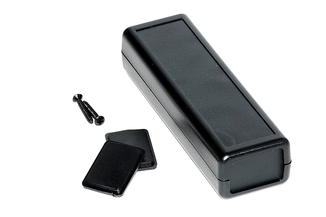 Enclosure Hand-Held 114x36x25mm black with lose panels