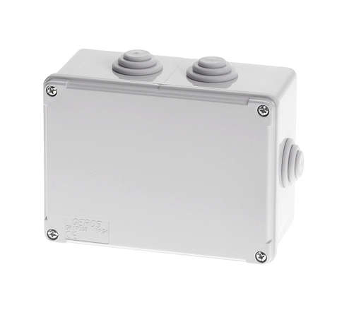 Surface Box 150 x 110 x 75mm - IP-65 - with stepped glands
