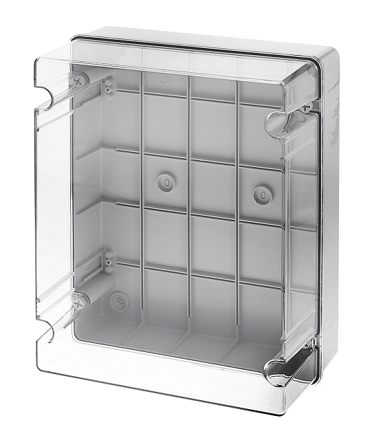 Gehäuse 380 x 300 x 180mm - IP-65 - transparante deckel