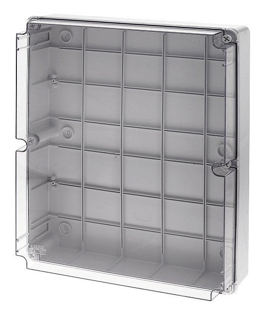 Gehäuse 460 x 380 x 120mm - IP-65 - transparante deckel