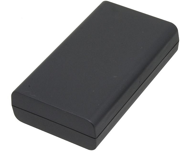 Two part plastic box 120x70x30mm - black