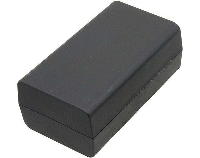Two Part Plastic Box 120x70x50mm - black