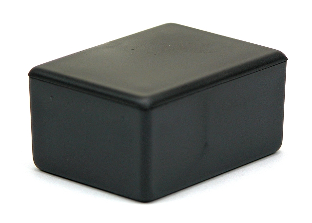 Enclosure 43x32x22mm polystyrene - black