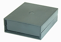 Plastic box 111x91x35mm black