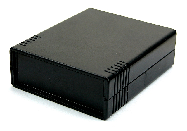 Plastic box 111x91x42mm - black