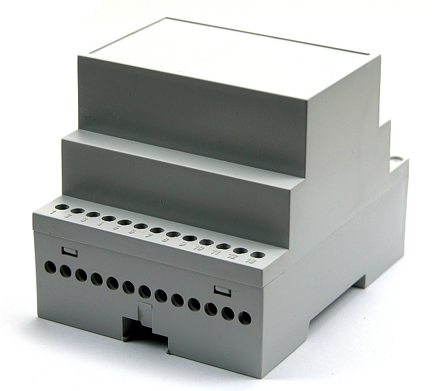 DIN-Rail gehäuse - 71x71x90mm - ABS