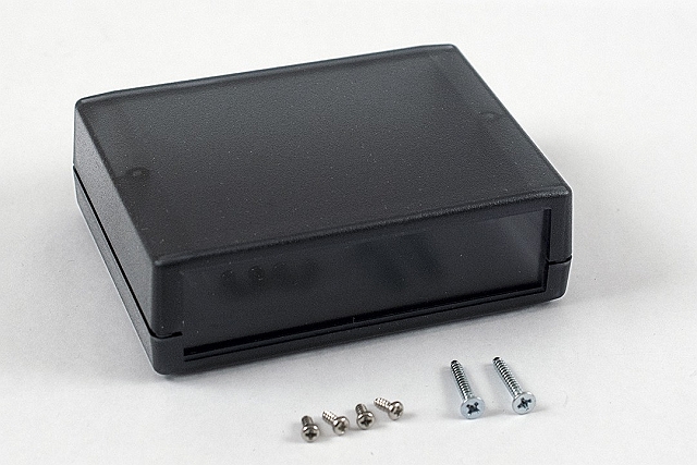 Instrumentbehuizing ABS 105 x 80 x 40mm - transparant zwart