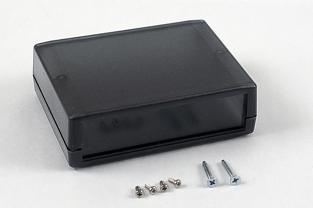 Instrument enclosure ABS 105 x 80 x 40mm - translucent black