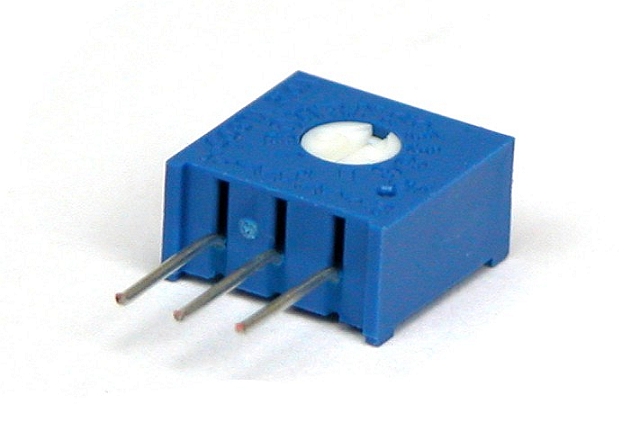 Cermet instelpotmeter 1-slags vertikaal SIL - 100E