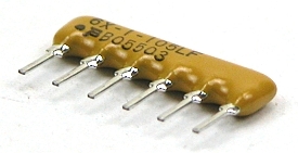 Resistor network  5x100K  - SIL-6