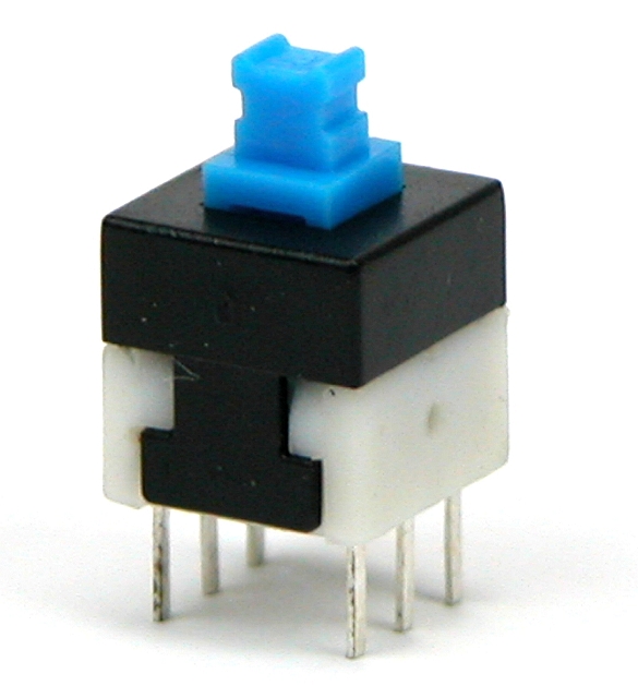 Taktswitch on-on 0,1A 30V 8 x 8 mm