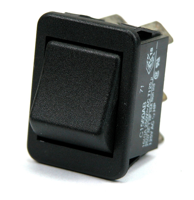 Rockerswitch 25x30mm 2x on - off - on 16A/250V