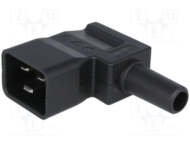 Powerplug - C20 - 3-pole 16A 3-pole angled