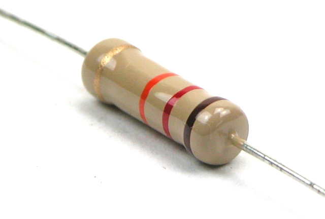Carbon resistor ø5,5x16mm 2W 5% - 15K