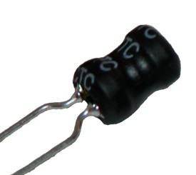Coil 100mH 15mA 10% - ø7,5x11mm e=5mm