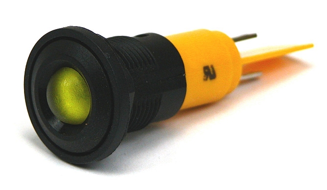Led Lamp yellow 24Vdc 14mA M16