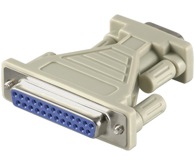 Adapter Sub-D 25p female - 9p male