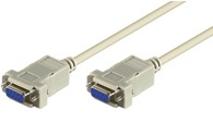 Nullmodem kabel Sub-D 9p buchse/buchse - 2m