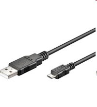 USB kabel A stecker - USB Micro-B stecker - 0,2m