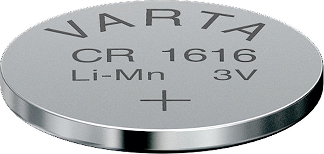 Litium button celll ø16mm x 1,6mm