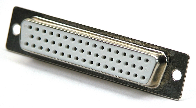 Sub-D connector soldeer female - 50-polig