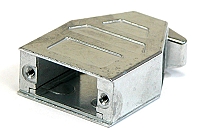 D-Sub full metal hoods with screw locking - 9p