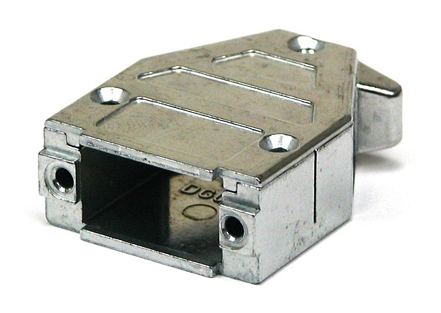 D-Sub full metal hoods with screw locking - 9p