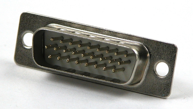 Sub-D connector soldeer male 26-polig HD