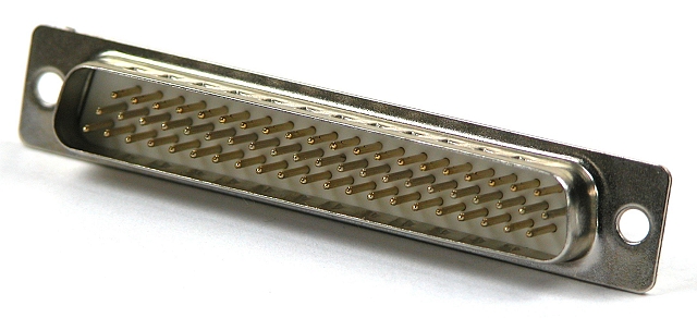 Sub-D connector soldeer male 62-polig HD