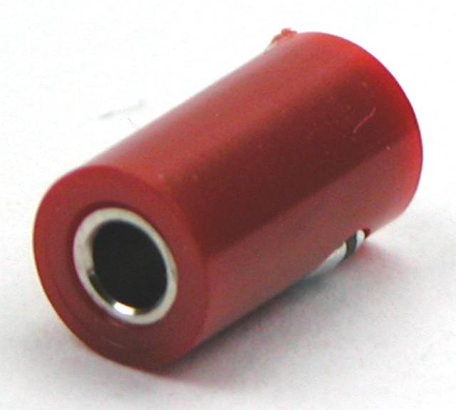 Labory socket ø2,6mm - red