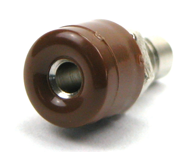 Labory socket panelmount ø2,6mm - brown