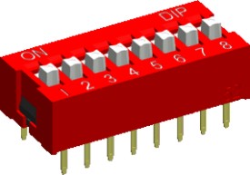 Dipswitch 9-polig