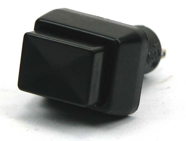 Pressureswitch 14,8x18,8mm 1A/250V off - momentary - black