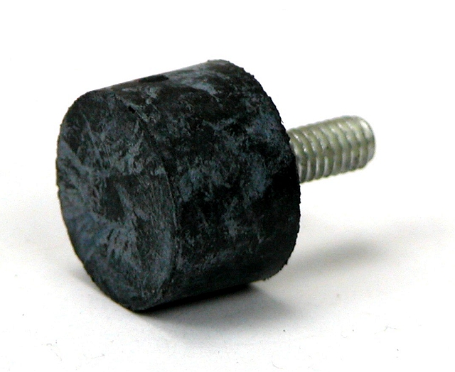 Rubber trillingsisolatie voet ø10 x 10mm - M4