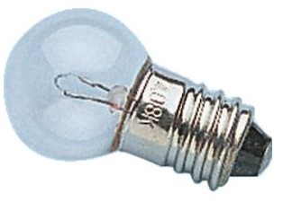 Krypton lampje E10 3,95V 800mA 3,16W  ø15x29mm