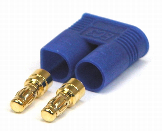 Voedingsconnector 2-polig Male 25A - 500Vdc