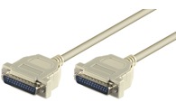 Serial cable D-Sub 25-p male -> D-Sub 25-p male molded - 2m