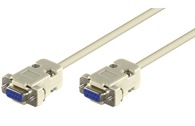 Serial cable D-Sub 9-p female -> D-Sub 9-p female - 2m