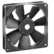 Fan 119x119x25mm 24Vdc 43dbA