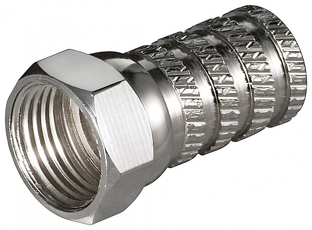 F-Twist-on plug for ø4,0mm cable  - 20mm