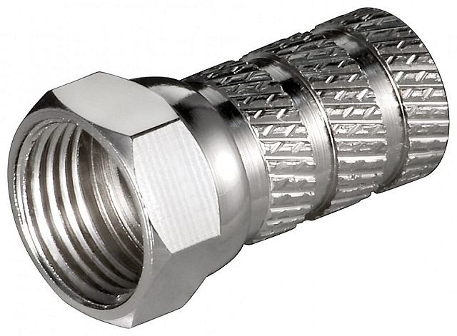 F-Twist-on plug for ø5,2mm cable  - 20mm