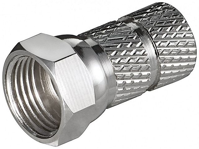 F-Twist-on plug for ø6,5mm cable  - 20mm