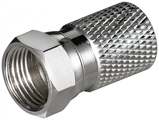 F-Twist-on plug for ø8,2mm cable  - 20mm