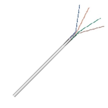 x100m F/UTP Cat5e kabel - stranded CCA AWG26/7 PVC - grey